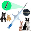 Manruta ISO microchip for dogs and cats front view of sterile packaging and applicator kit.