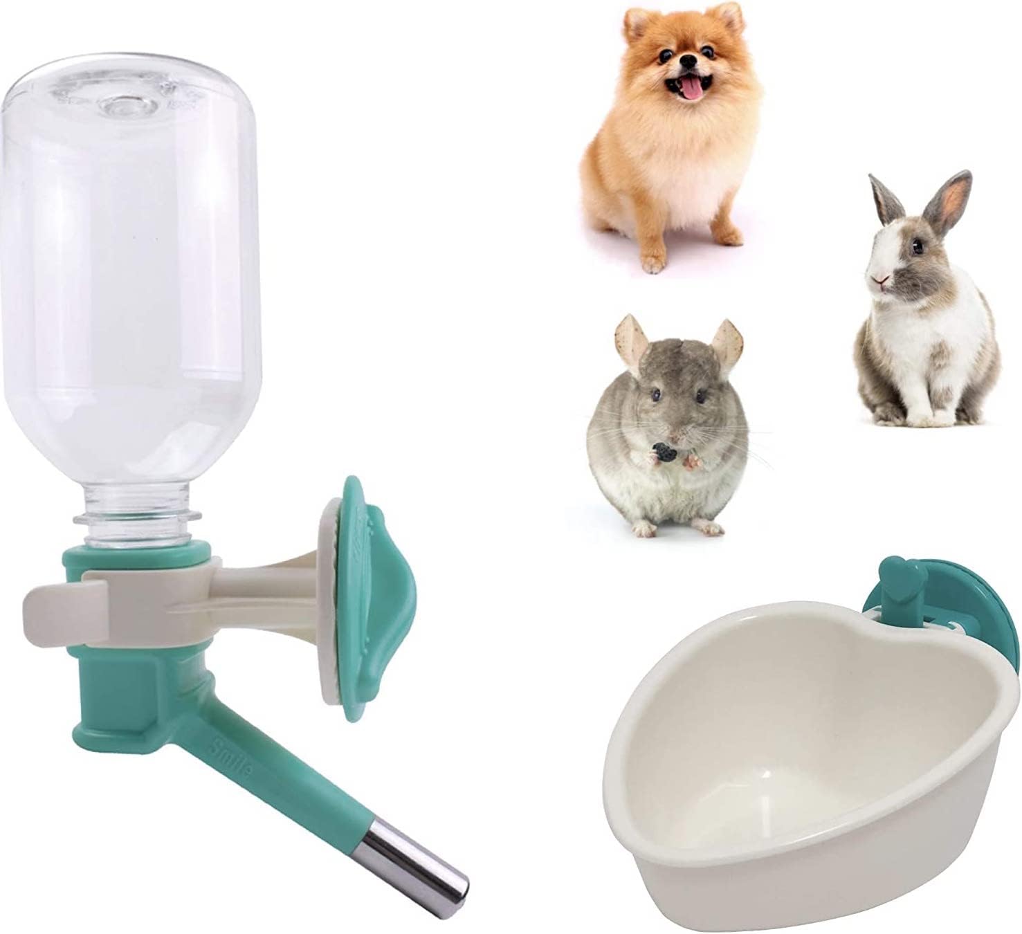 Choco Nose No-Drip Small Animal Water Bottle - Leak-Proof Patented Nozzle Helps Prevent Pet Cage Mess & Wet Bedding - Guinea Pig, Rabbit, Ferret, Hamster - BPA Free, Easy Install, 10.2 fl oz (C128) - Image 12