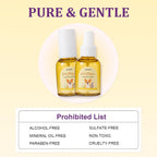 Gentle leave in coat conditioner and calming spray for sensitive animal skin.