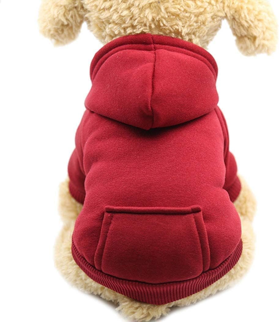 Small dog autumn outfit Idepet hoodie in black