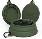 OHMO Spill Proof Collapsible Dog Water Bowl 24oz for Cars, No Splash Portable Bowls for Dog Travel, Dishwasher Safe, Pet Essentials for Road Trips, Cat Travel Accessories - Image 12