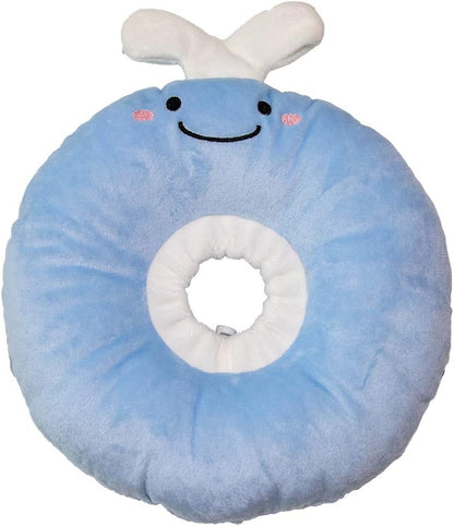 Under side of adjustable soft kitten cone showing cotton fabric