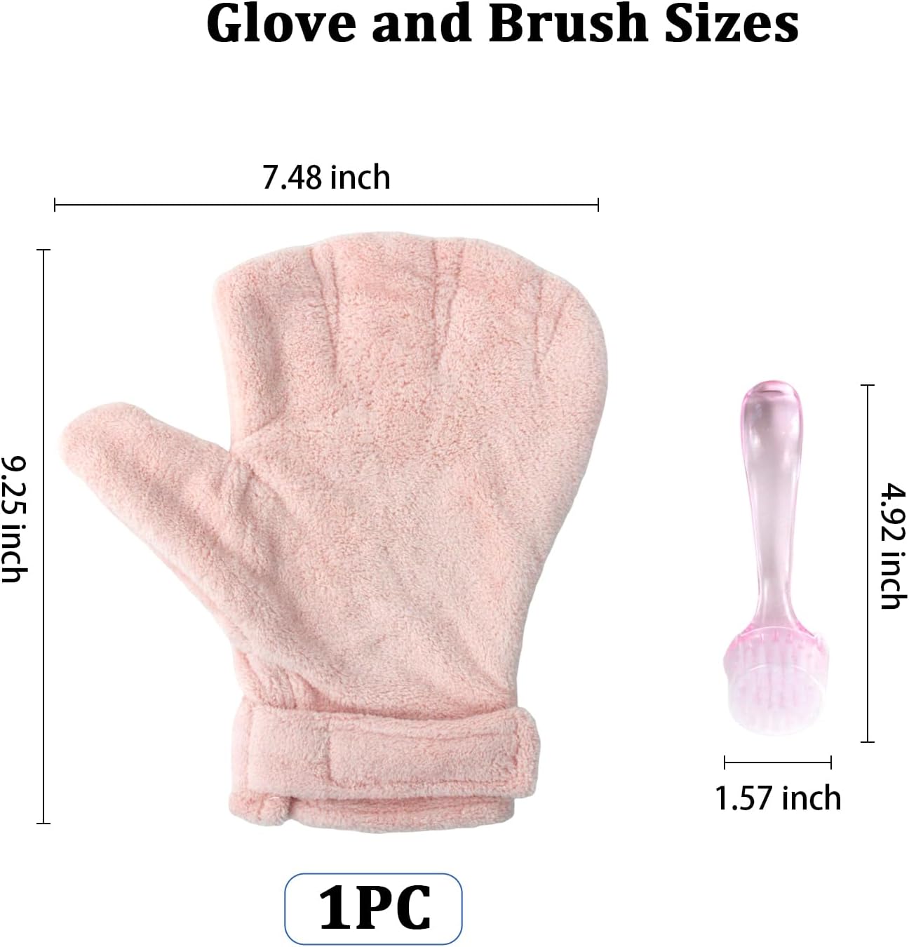 Adjustable coral fleece small animal handling glove for biting protection