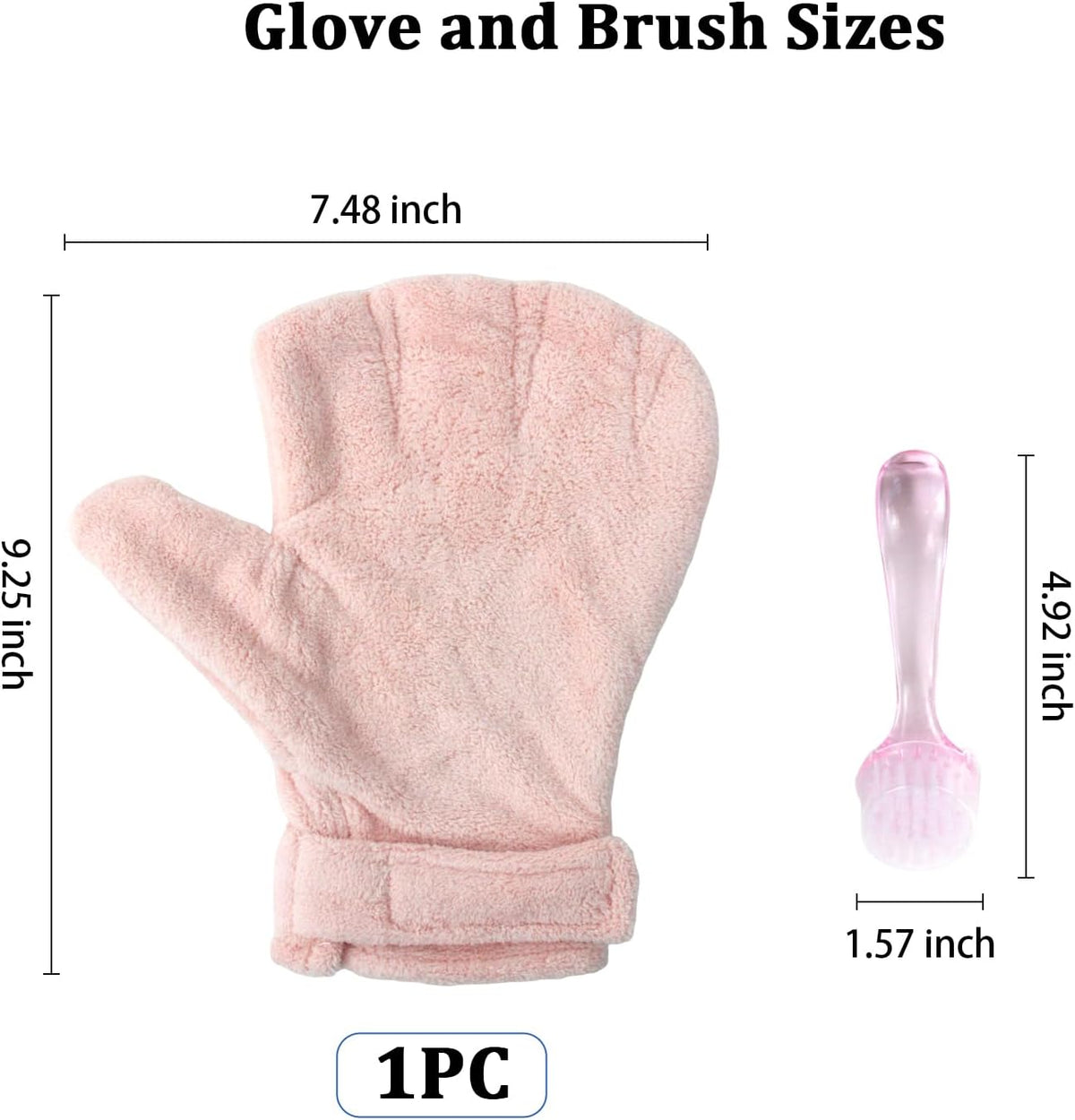 Adjustable coral fleece small animal handling glove for biting protection