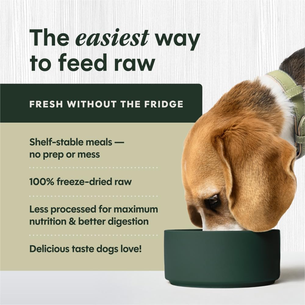 Instinct raw freeze dried beef recipe adult dog food nutritional facts