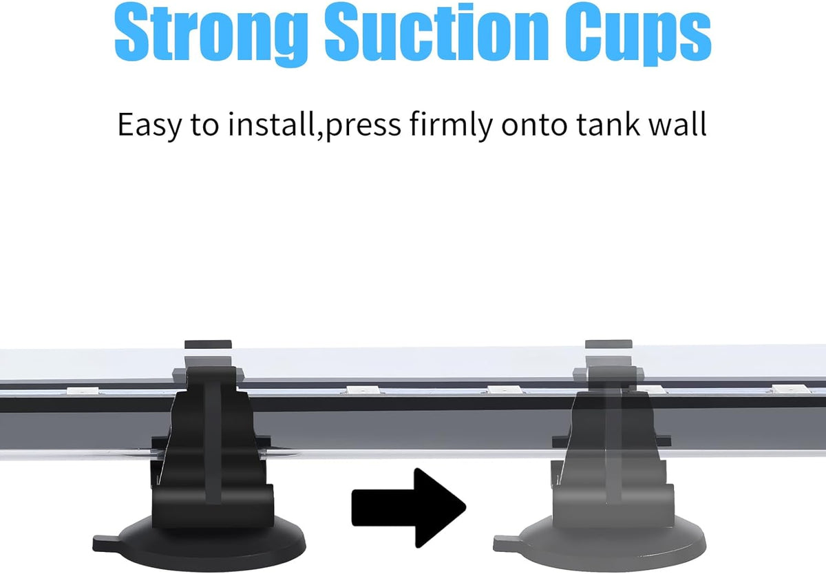 Aquaneat underwater fish tank light showing twelve blue led chips