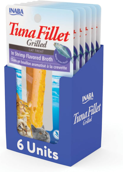 Inaba grilled tuna fillet cat treats vacuum packed for freshness