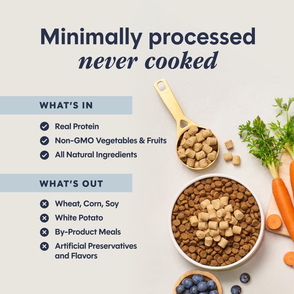 Instinct Raw Boost Mixers grain free badge and nutritional details