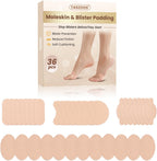 Taszoos Moleskin Adhesive Pads front packaging for blister prevention.