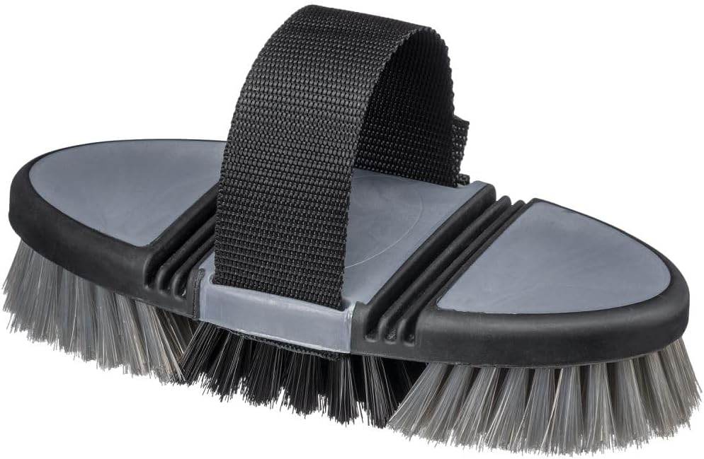 Tough 1 horse care supplies imported flexible brush back view