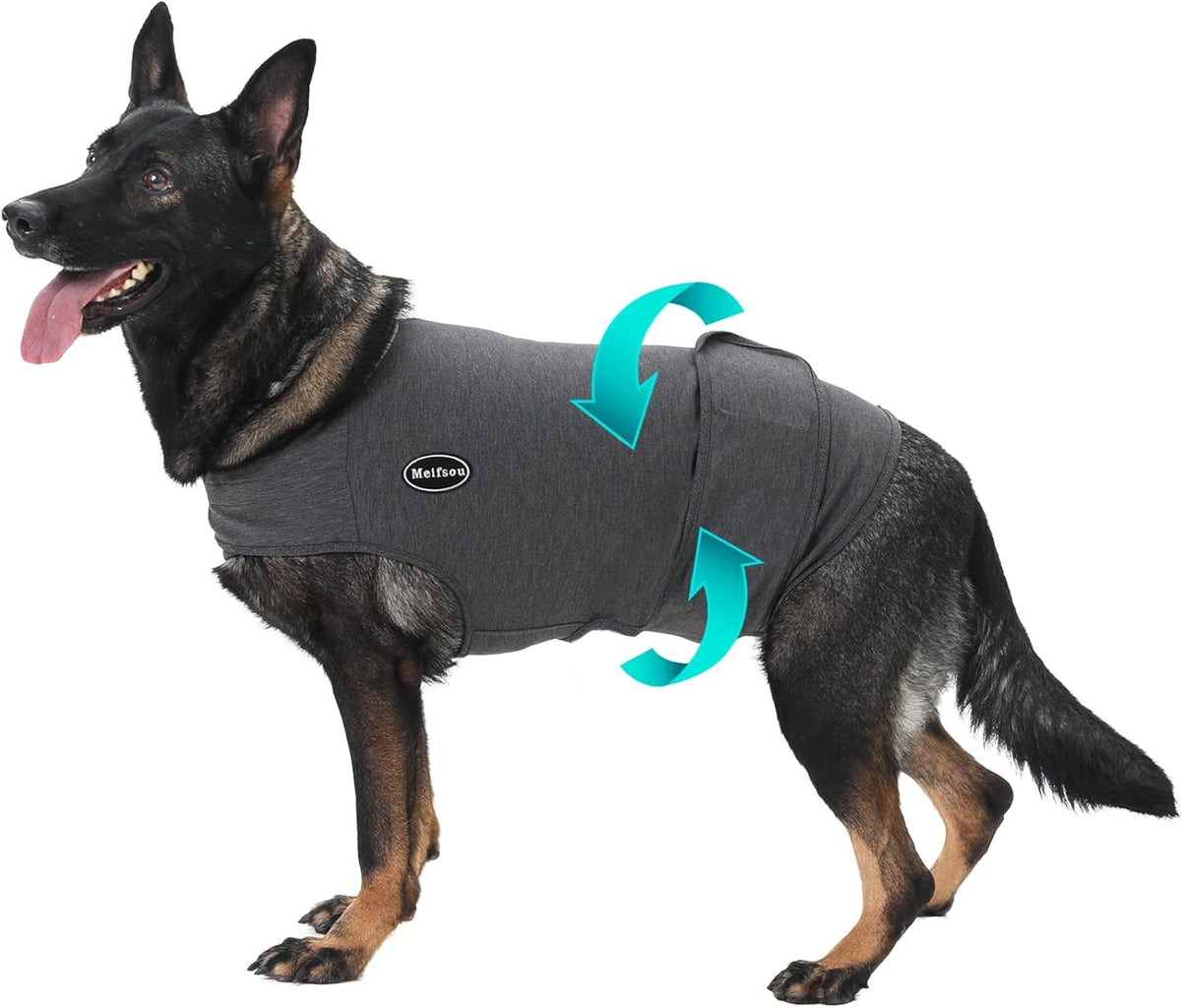 Comfortable fit dog anxiety jacket for travel