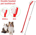 Multi-colored Juwantu pet dental brushes in assorted colors