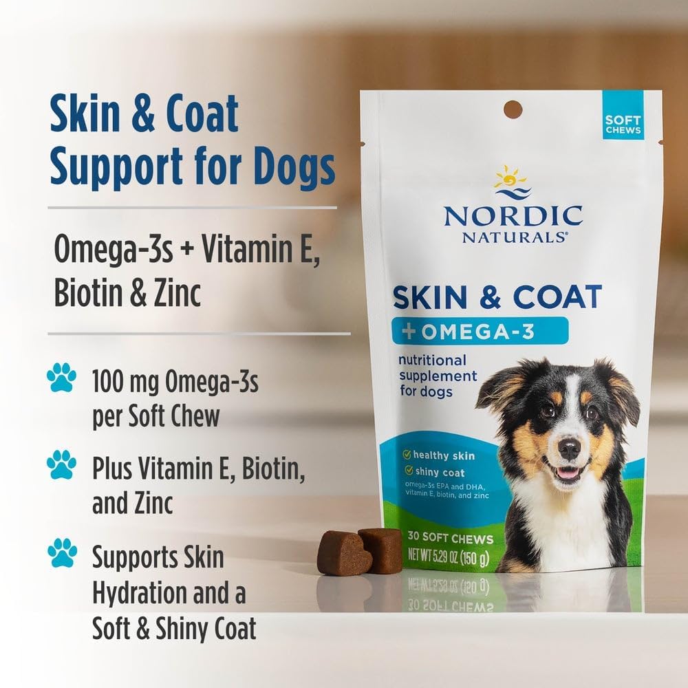 Nordic Naturals dog omega 3 pork bone broth chews ingredients list