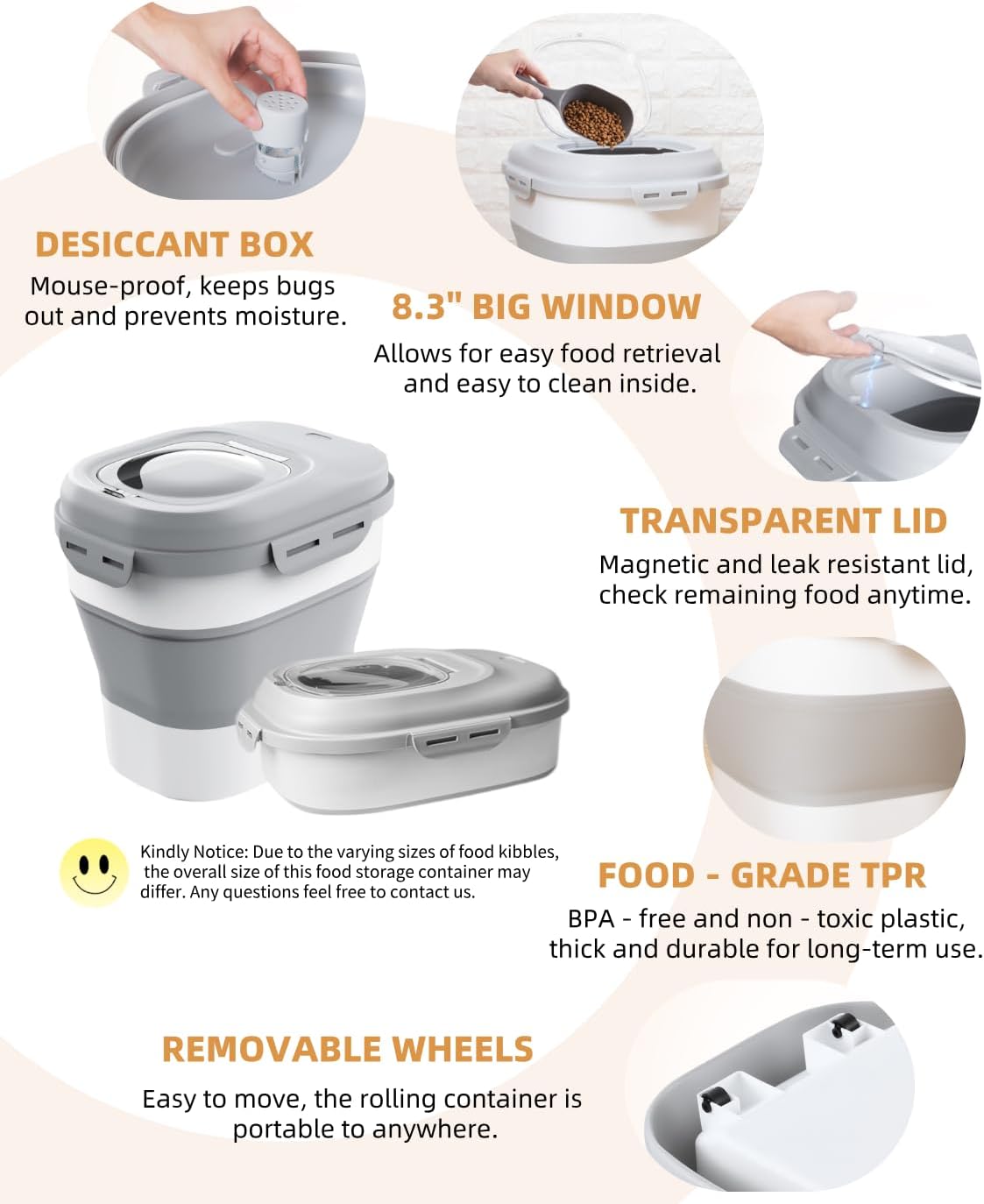 Ddmommy collapsible container dimensions and storage capacity