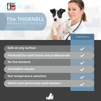 Heavy duty animal cage and run deodorizer solution for veterinary clinics and homes