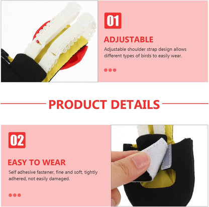 POPETPOP cotton pet xuan feng diaper outfit laid flat to show inner breathable fabric lining