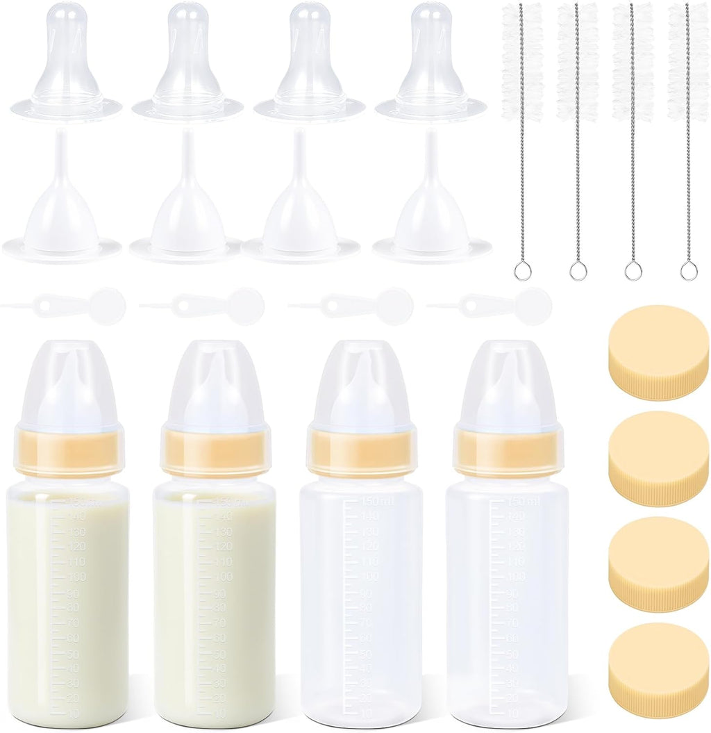 Puppy Kitten Nursing Bottle 2oz- Small Animal Feeding Kit with Nipples | Hand Feeding Supplies for Puppies, Kittens, Rabbits, Ferrets & Newborn Pets - Image 10