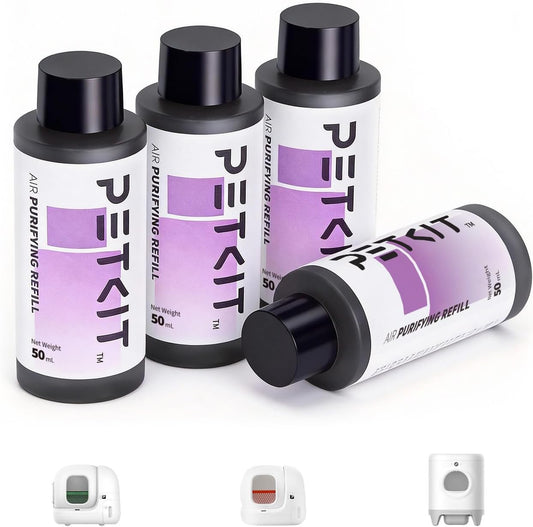 PETKIT Air Purifying Refills four pack front view showcasing pet-safe packaging