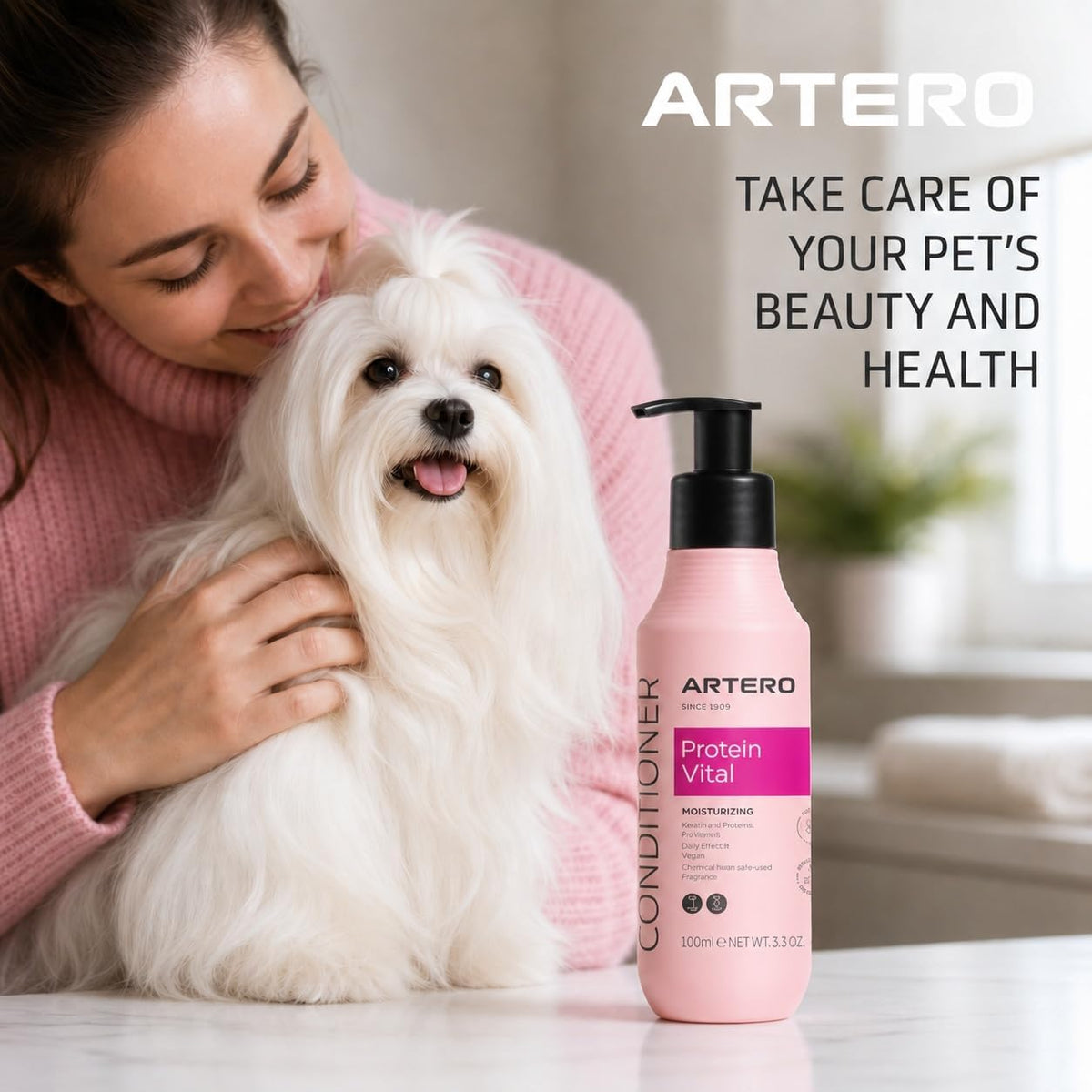Artero grooming treatment for dogs and cats