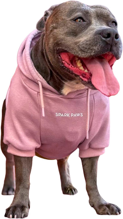 Spark Paws Dog Hoodie - Premium Dog Sweater for Small, Medium, and Large Dogs | Warm Outfits for French Bulldogs, Pitbull, Puppy, Winter Jacket Alternative - 90s Retro Sky Dye - 2XL - Image 14