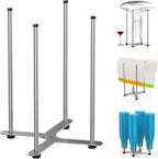 Shilfid stainless steel collapsible drying rack front view