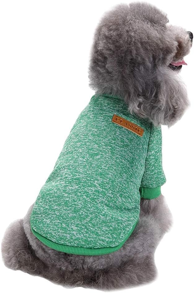 Jecikelon Fleece Dog Sweaters for Small Dogs, Soft Puppy Clothes for Doggie, Warm Dog Winter Outfits, Cute Pullover Sweatshirt Apparel for Pet Cats (Pink, S) - Image 15
