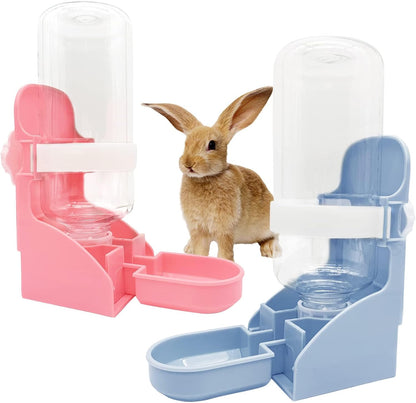 kathson 2PCS Rabbit Water Bottle, 17oz Hanging Water Fountain Automatic Dispenser No Leak WaterFeeder for Bunny Chinchilla Guinea Pig Hedgehog Ferret - Image 10