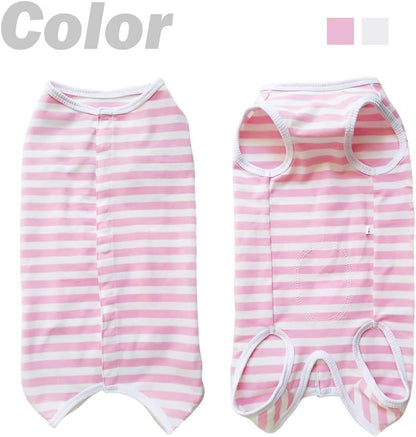 Kukaster Pet breathable pet onesie showing the cut out belly circle for male dogs