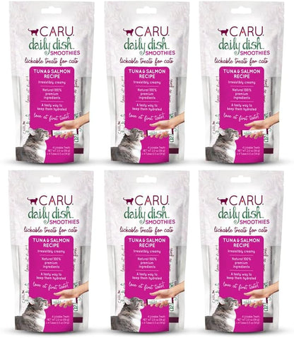 Caru - Daily Dish Chicken Smoothies - Lickable Treat for Cats - Supports Pet Hydration - Wet Cat Food/Meal Topper - Traceable Ingredients - Wheat, Corn & Soy Free - Non-GMO - 0.5 oz - 4 Tubes - Image 9