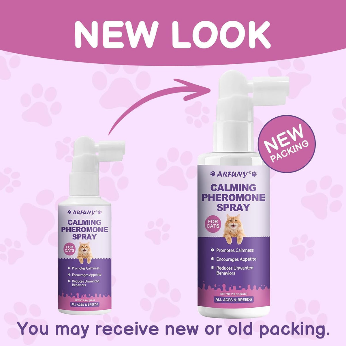 Feline calming spray being applied to a travel carrier to reduce cat anxiety