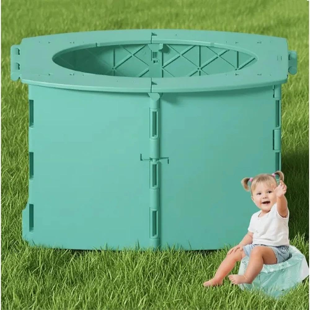 Hbfljyt kids travel potty front view foldable design