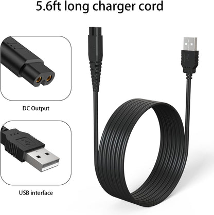 Pure copper core pet clipper replacement charger cable detail