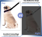 Monstoyo reflective dog collar high visibility strips for night walking