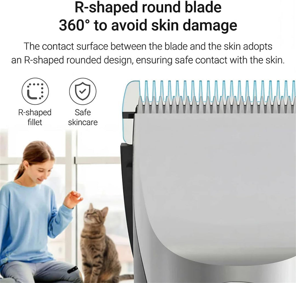 SWZEC pet grooming clippers package contents for home cat styling.