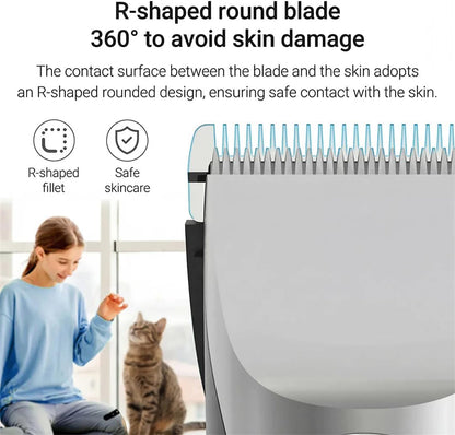 SWZEC pet grooming clippers package contents for home cat styling.