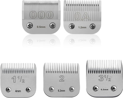 Professional Detachable Replacement Ceramic Blades set,compatible with oster Classic 76/Star-Teq/Power-Teq andi A*dis AGC,BDC,BGC,MBG Series Clippers (Size-000) - Image 11