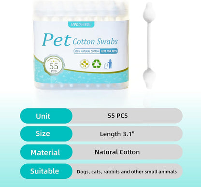 MEDUWEDU pet care swab product packaging label details