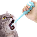 Qiyadin pet pill shooter blue front view with silicone tips