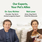 Ultimate Pet Nutrition pet supplement jar displayed clearly for identification