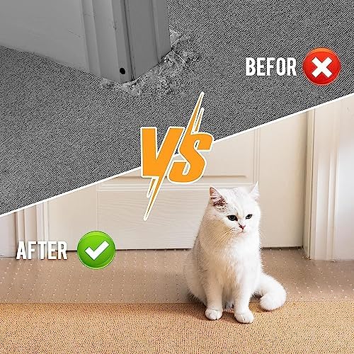 Thick transparent heavy duty plastic anti scratch floor runner mat close up