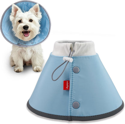 Agape Soft Dog Cone for Small Dogs & Cats, Recovery Collar to Stop Licking | Comfy E-Collar Alternative for Puppies, Adjustable Cloth Cone After Surgery, Protective Neck Cone for Kittens, Washable - Image 14