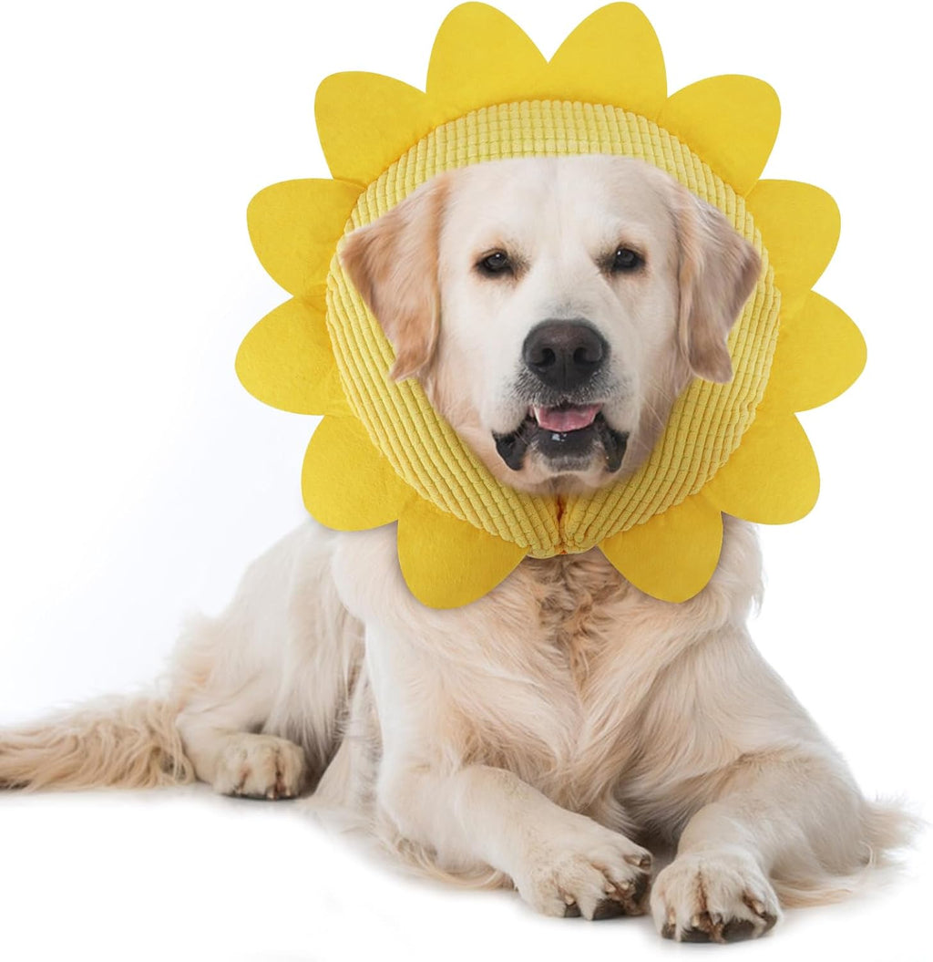 IEUUMLER Inflatable Recovery Dog Collar, Protective Donut Cone, Adjustable Soft Collar for Dog and Cat After Surgery Prevent from Biting & Scratching EU002 - Brown Lion L - Image 12