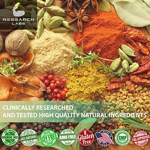 Research Labs dietary supplement bottle imported USA quality