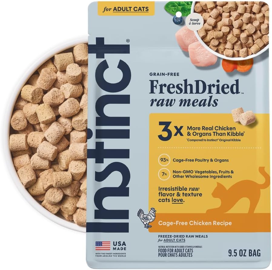 Instinct Raw Meals Freeze-Dried Pollock Cat Food, 24 oz. Bag - Image 14