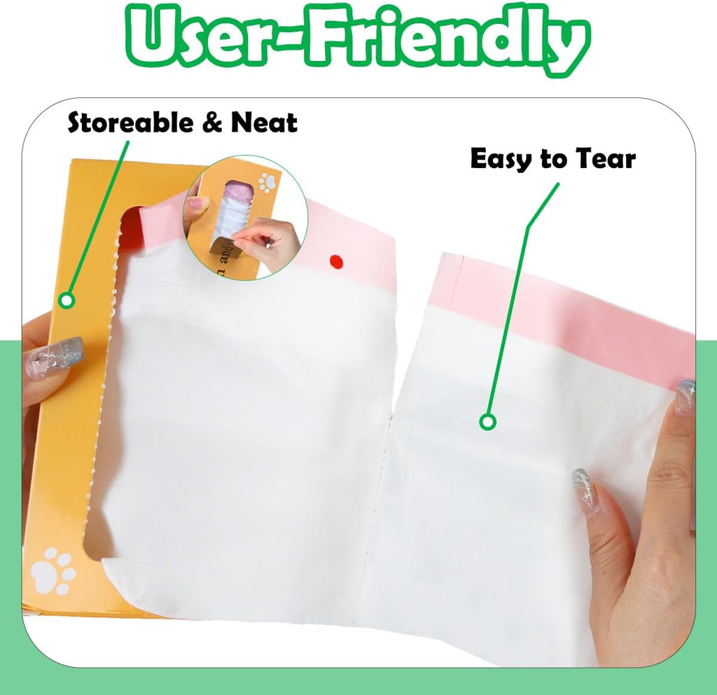 SZEE opaque white cat waste liners protecting the drawer from mess