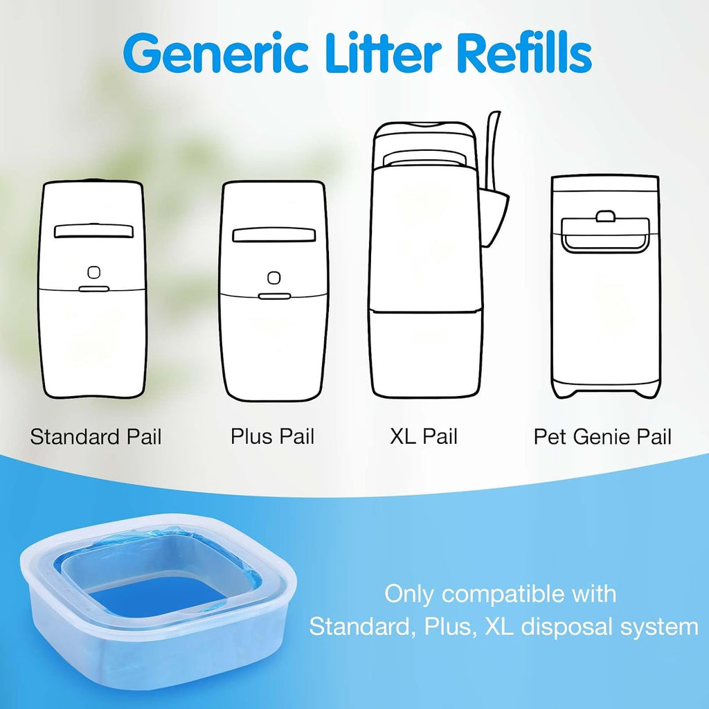 Durable and leakproof cat litter waste liners holding pet waste securely without odor leaks.
