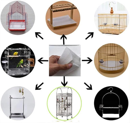 Demonstration of cutting Gigicloud bird cage paper for custom fit