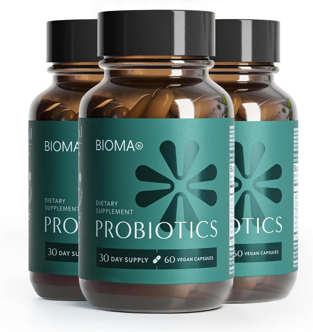 Bioma Probiotics complete product set ready for daily routine