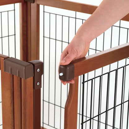 Richell 3-in-1 Convertible Elite Pet Gate, 6-Panel - Image 5