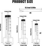 Baby Bird Feeding Syringe Set, Pet Parrot Milk Feeding Syringe with Tubes, Parrot Feeding Tubes Measuring Tools for Feeding Pets Scientific Industrial Labs... (10ml+10ml+20ml+60ml) - Image 2
